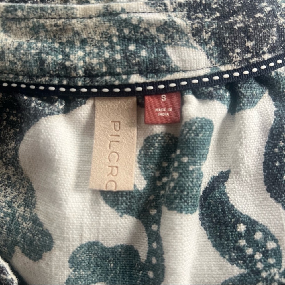 ANTHROPOLOGIE Pilcro Puff Sleeve Floral Dress Size Small - Picture 12 of 13
